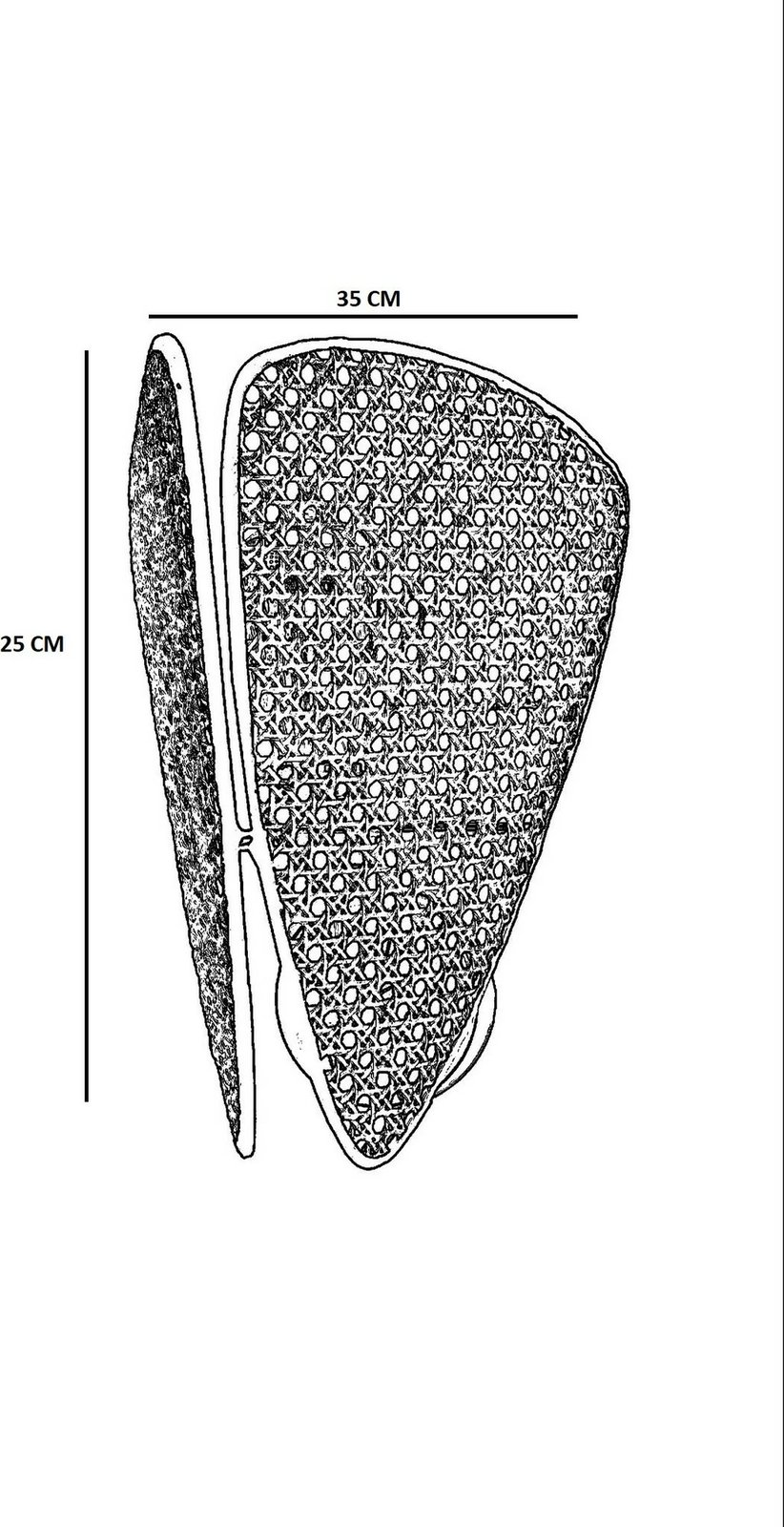 Llambë muri Opviq, ratan, Ege 8767-4