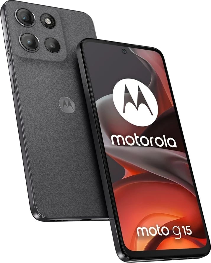 Celular Motorola moto g15, 6.72", Dual SIM, Android 15, 8 GB RAM, 128 GB, Gri