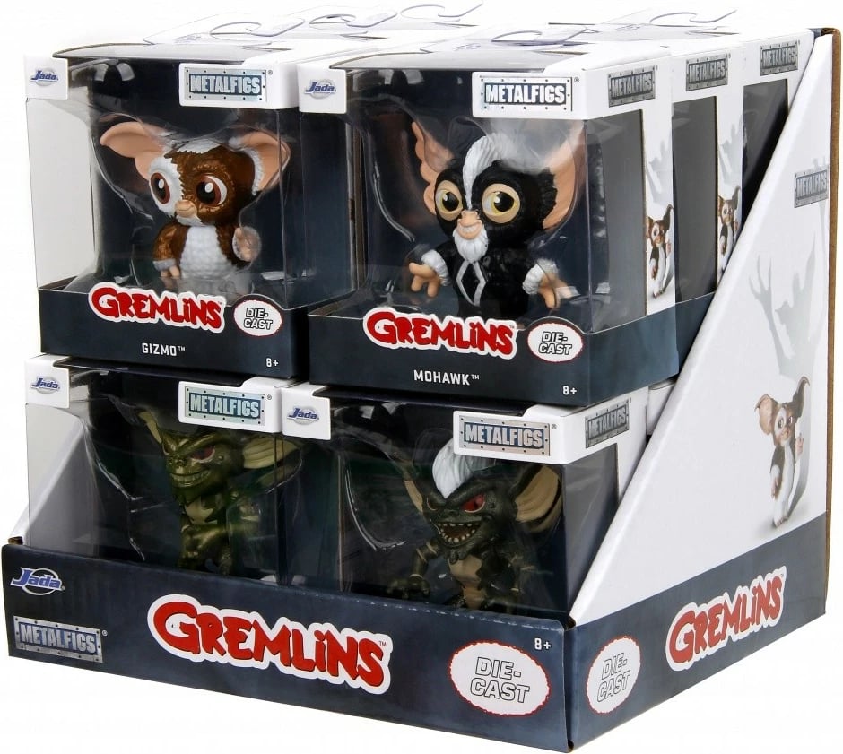Figurinë metalike Jada Toys Gremlins, 6.5 cm, për koleksionistë, ngjyra të ndryshme
