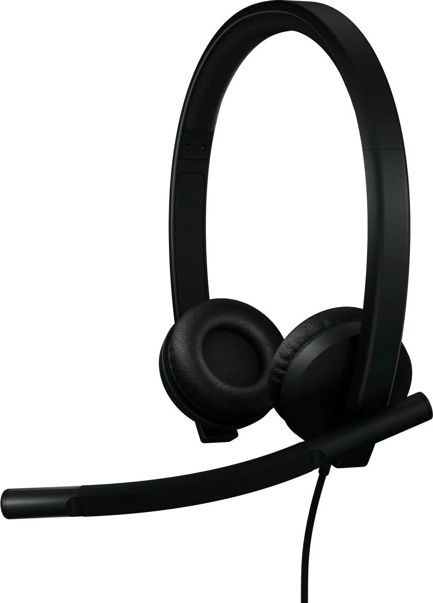 Kufje Logitech H570e, me kabllo, binaurale, USB, e zezë