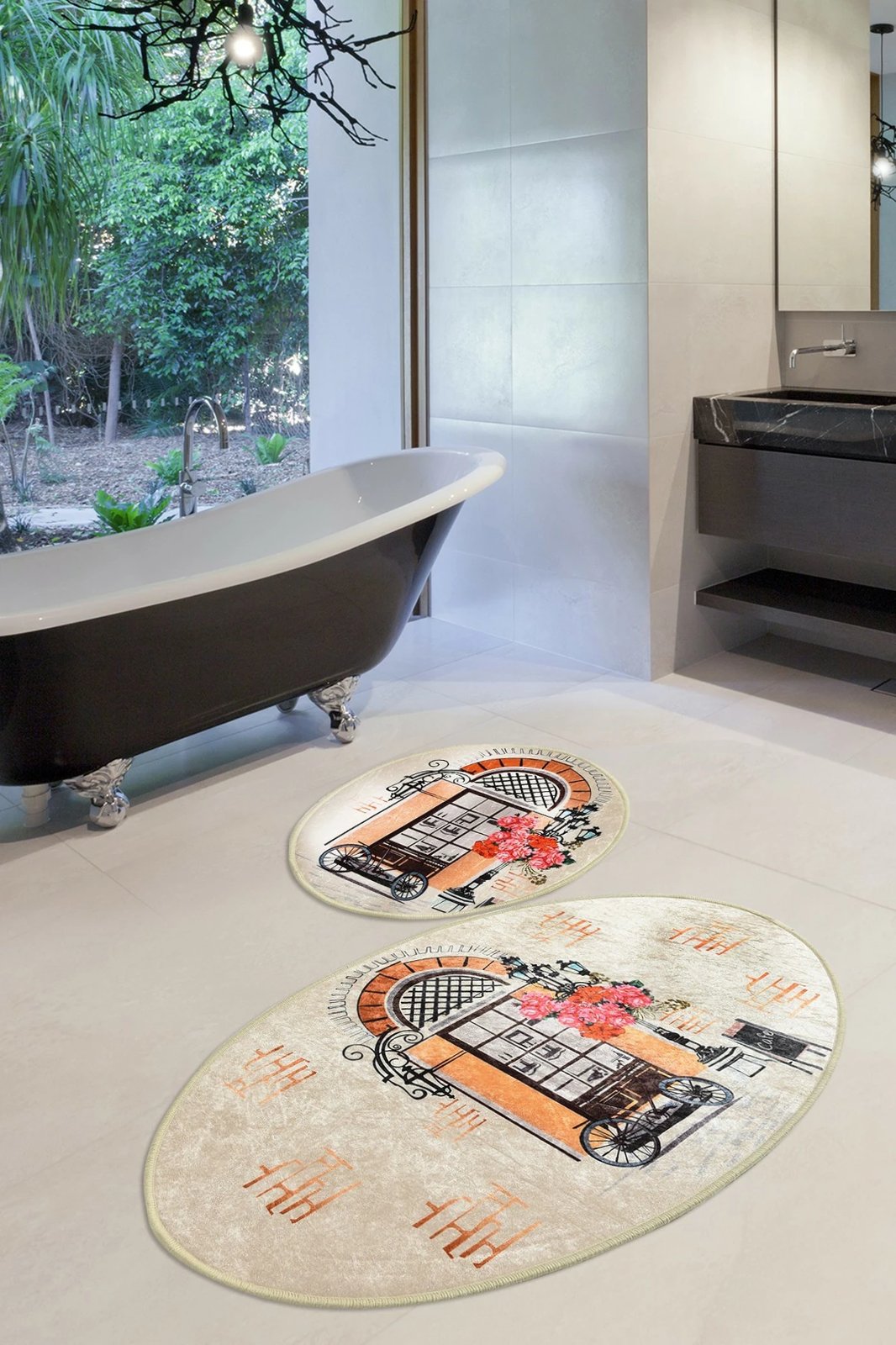 Set tapetash për banjo, Mijölnir, cafe Djt, 2 copë