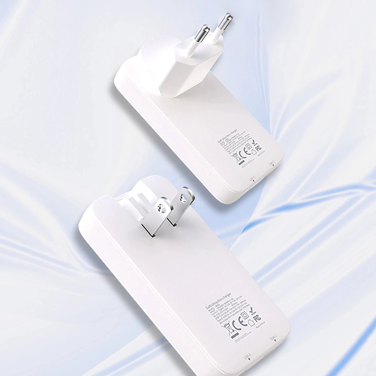 Karikues muri Dudao A65Q, 65W, GaN, USB-C/USB-A, i bardhë