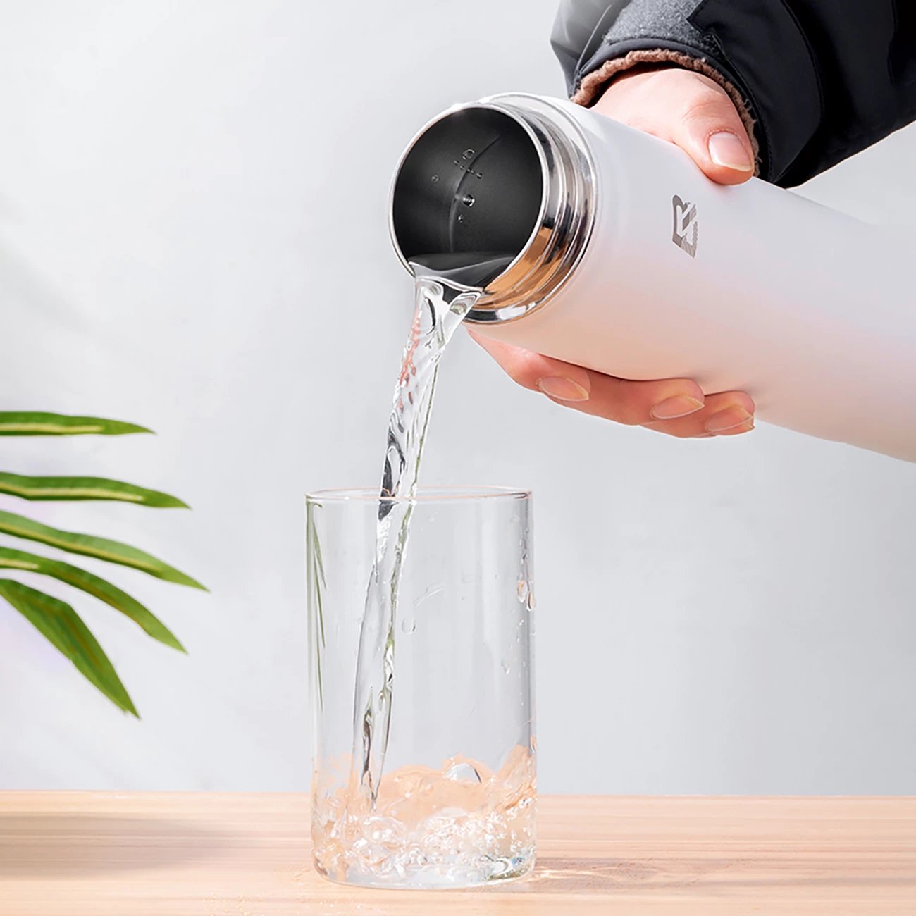 Shishe termo Rockbros 35210029005 për biçikletë, 550 ml, e bardhë