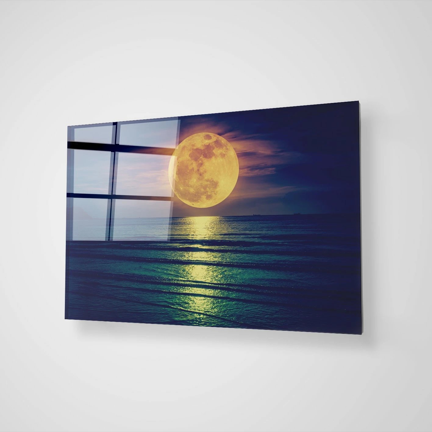 Pikturë dekorative prej xhami të temperuar, shumëngjyrëshe, CAM1044034966 - 50x70cm