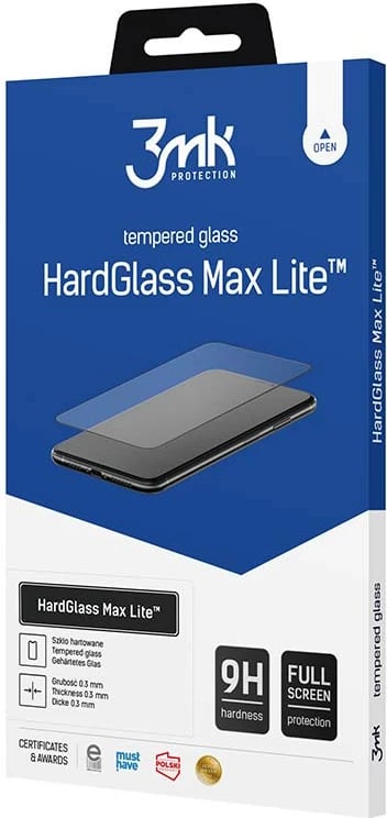 Mbrojtës ekrani xham i temperuar, 3mk Protection, HardGlass Max Lite, 0.3 mm 9H, për Samsung Galaxy A70
