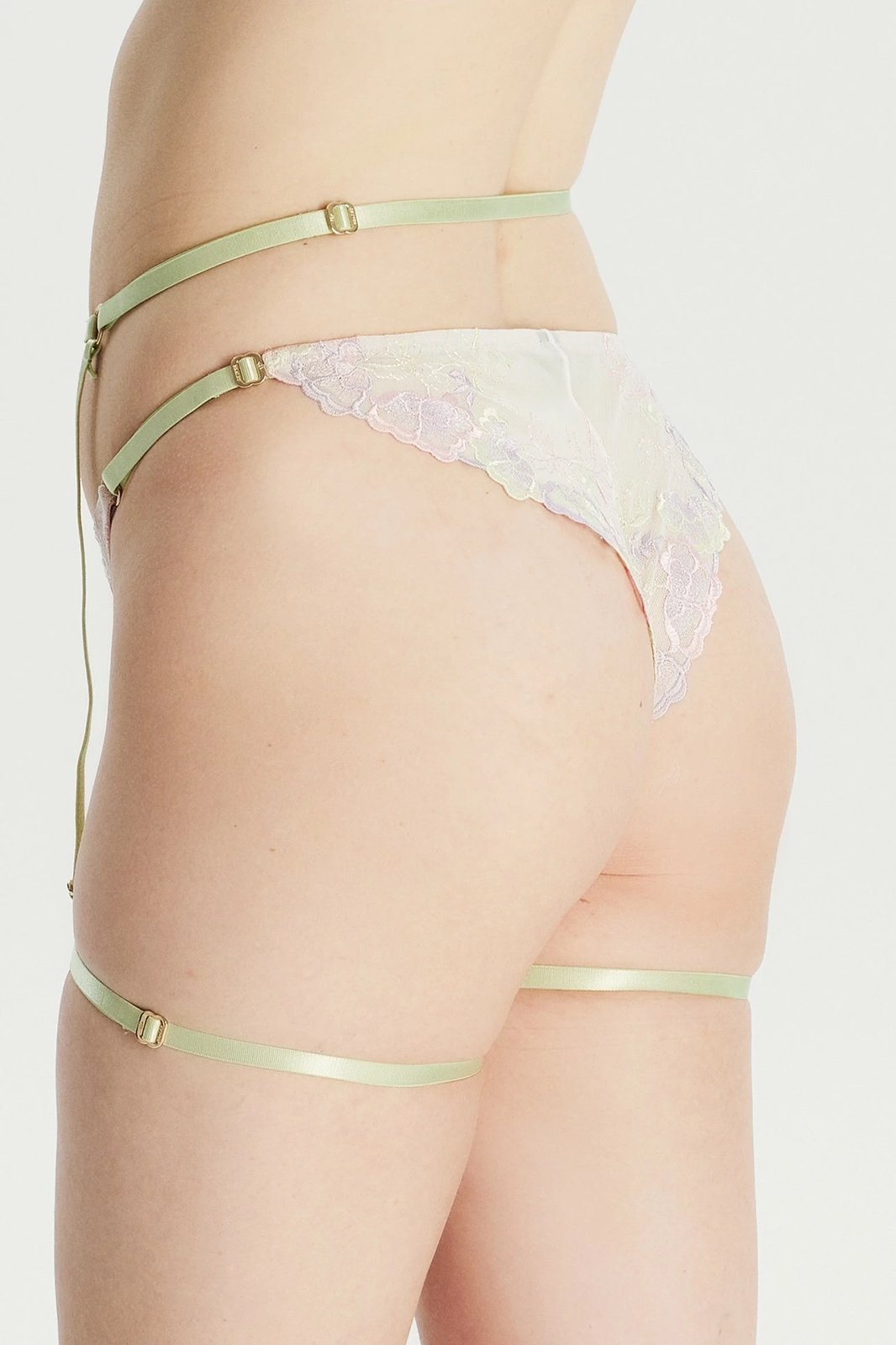 Tanga braziliane Lolly, rozë, Jumeon, XL