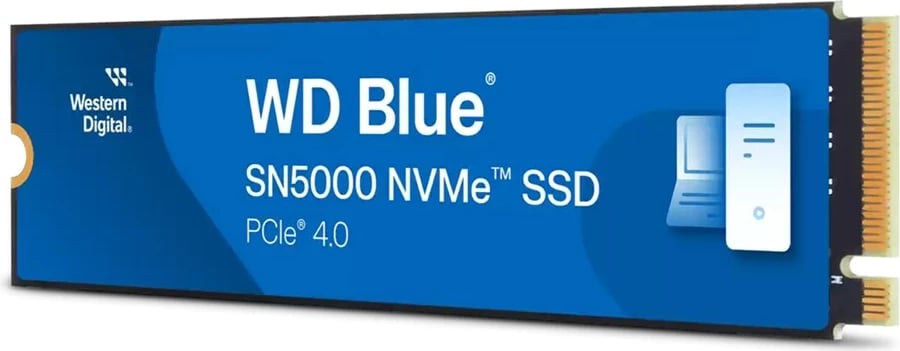 SSD WD Blue SN5000, 4 TB, M.2 PCI Express 4.0
