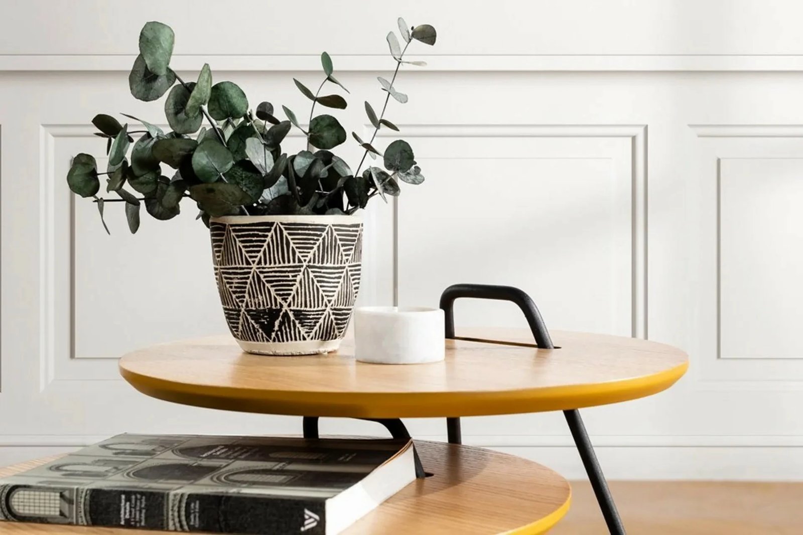 Set tavolinash ndihmëse (3 copë), Skye Decor, Metis - natyrale