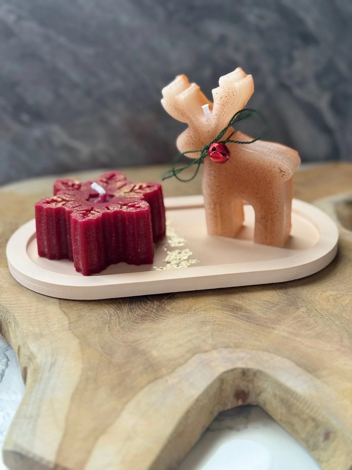 Set qirinjsh (3 copë), Evila Originals, set qirinjsh për Krishtlindje, Candle Set10