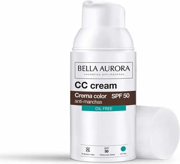 CC krem Bella Aurora Anti-Blemish Oil Free SPF 50, 30ml