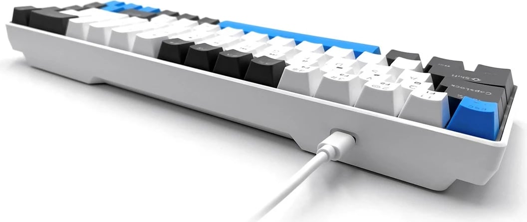 Tastierë mekanike Media tech RED CORE MX60 MT1259, 60%, me ndriçim shumëngjyrësh