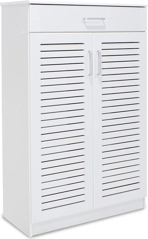 Dollap këpucësh Sante 20 palë, ngjyrë e bardhë, 80x37x123cm