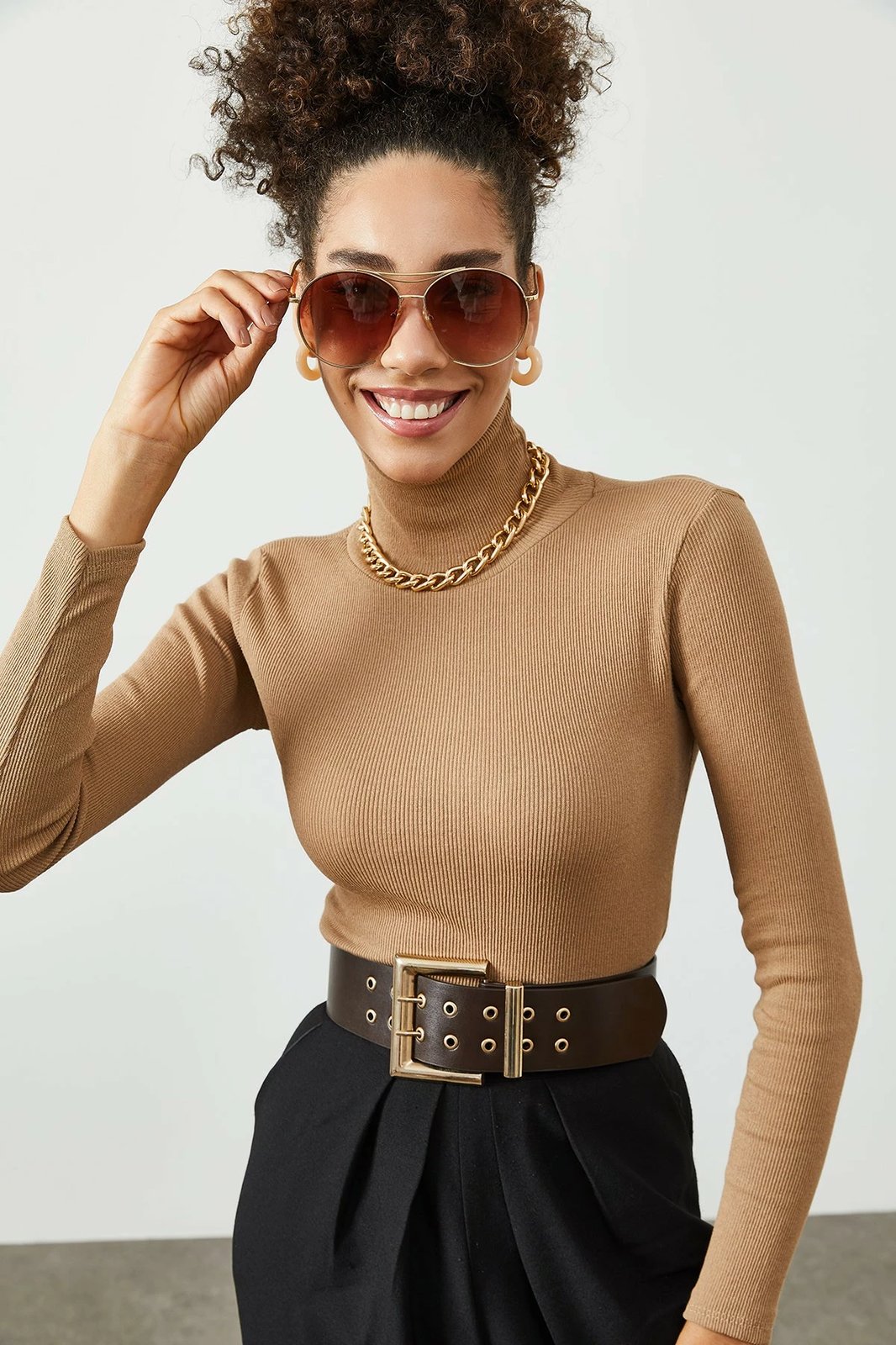 Bluzë për gra Jumeon, X2325, bezhë