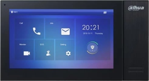 Sistem video-interfoni Dahua VTH2421FB-P, 7" LCD, me prekje, i zi