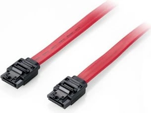 Kabllo SATA III Equip 1m, mashkull/mashkull, e kuqe