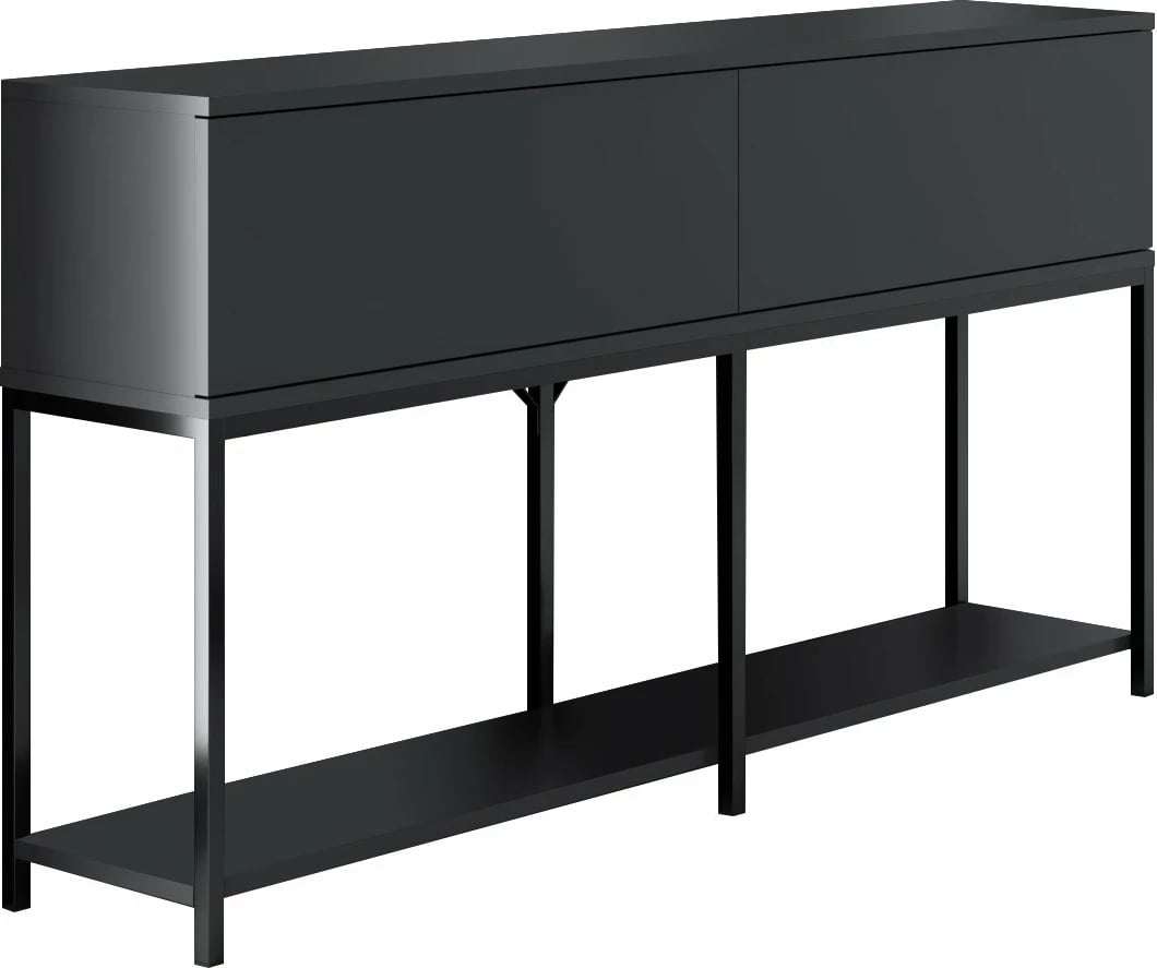 Set mobiljesh për dhomë dite Hanah Home, Lord, antracit, e zezë