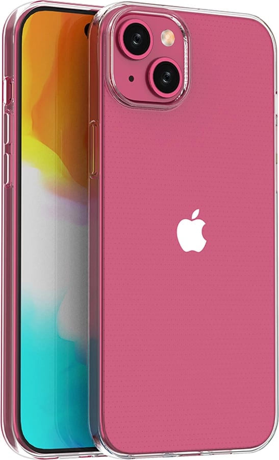 Mbështjellës Hurtel Ultra Clear për iPhone 15 Plus, Transparent