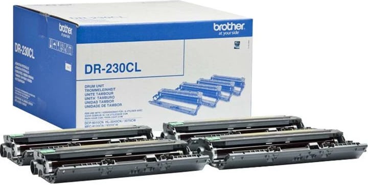 Njësi drum printeri, Brother, DR-230CL, origjinale, rendiment 9,750–23,700 faqe, Cyan, set 1
