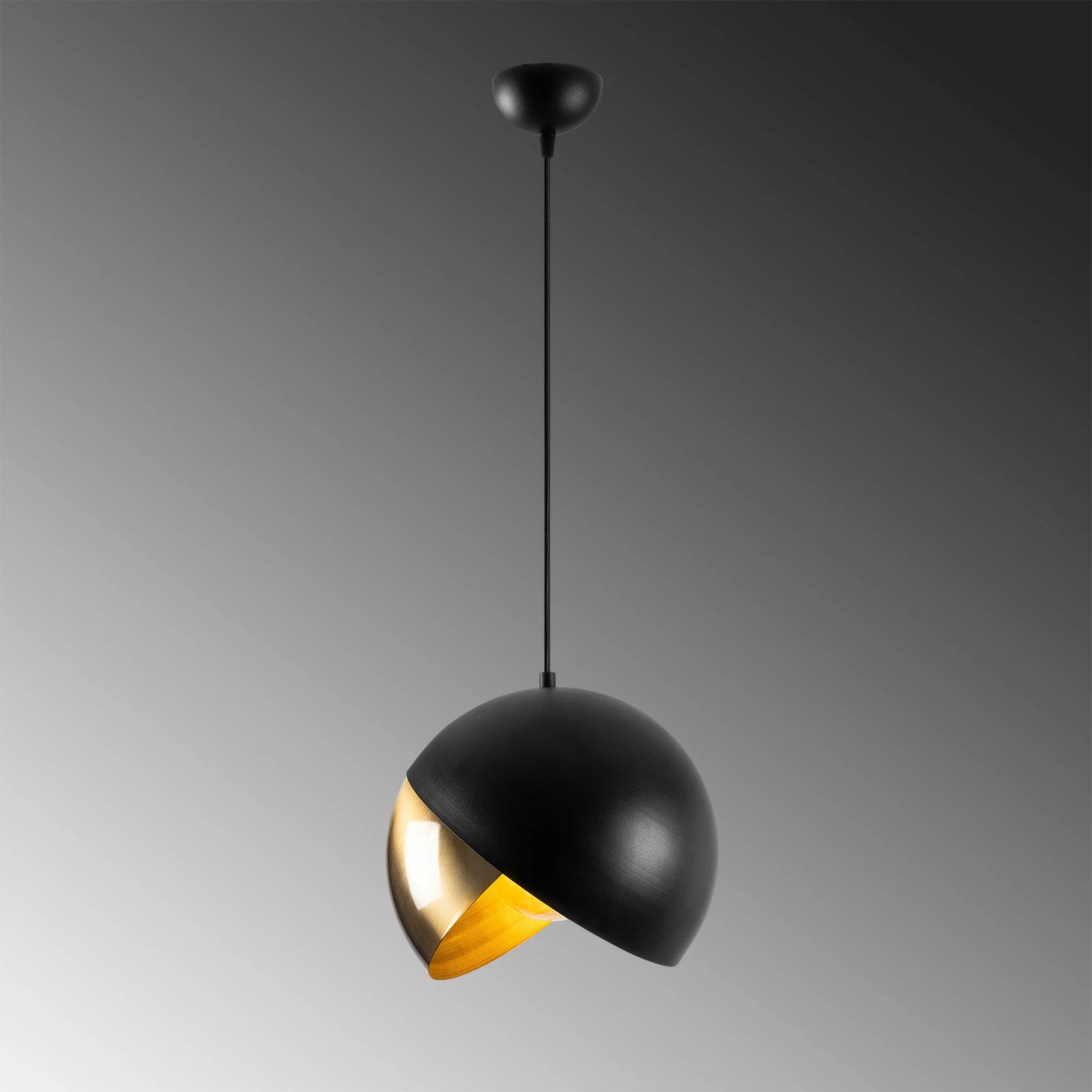 Llambë tavani moderne Opviq Pacman - 2633, ngjyrë e zezë, vintage, 30x30cm Llambë tavani moderne Opviq Pacman - 2633, ngjyrë e zezë, vintage, 30x30cm