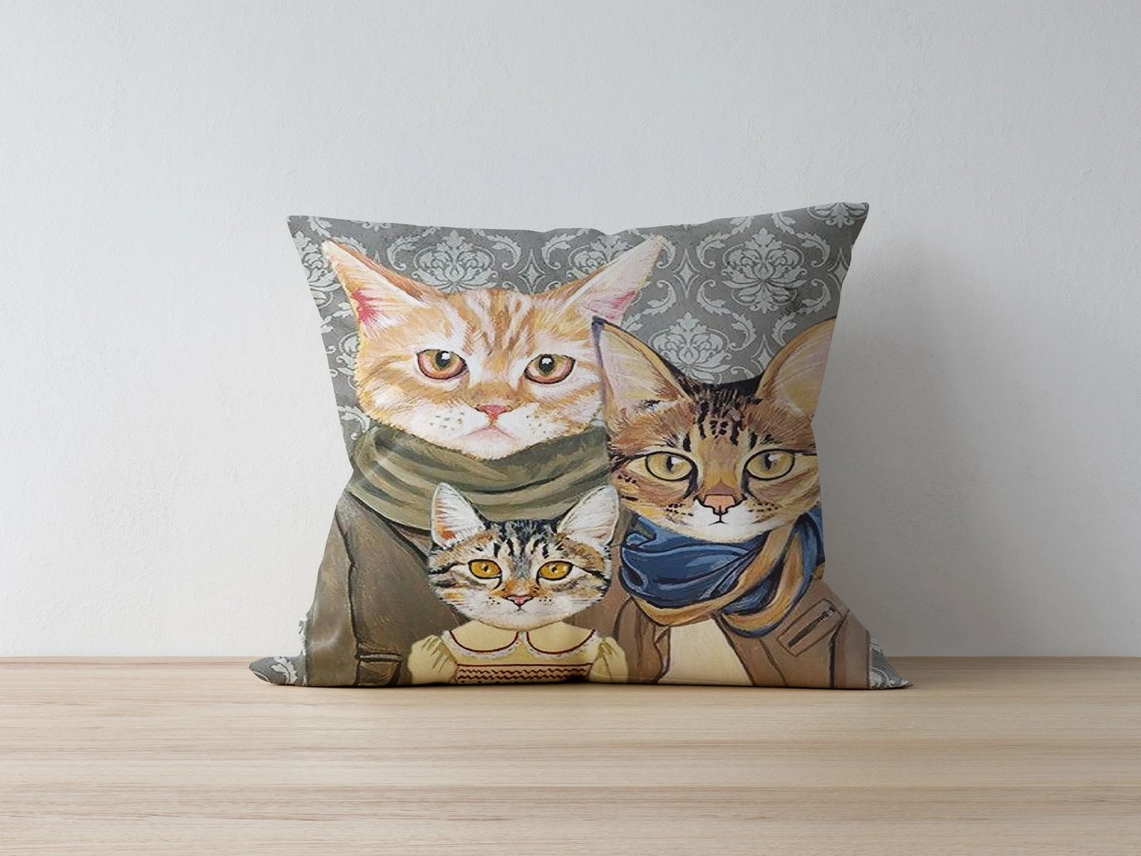 Jastëkëmbulesë Aberto Design, a1119, shumëngjyrëshe, 43x43cm