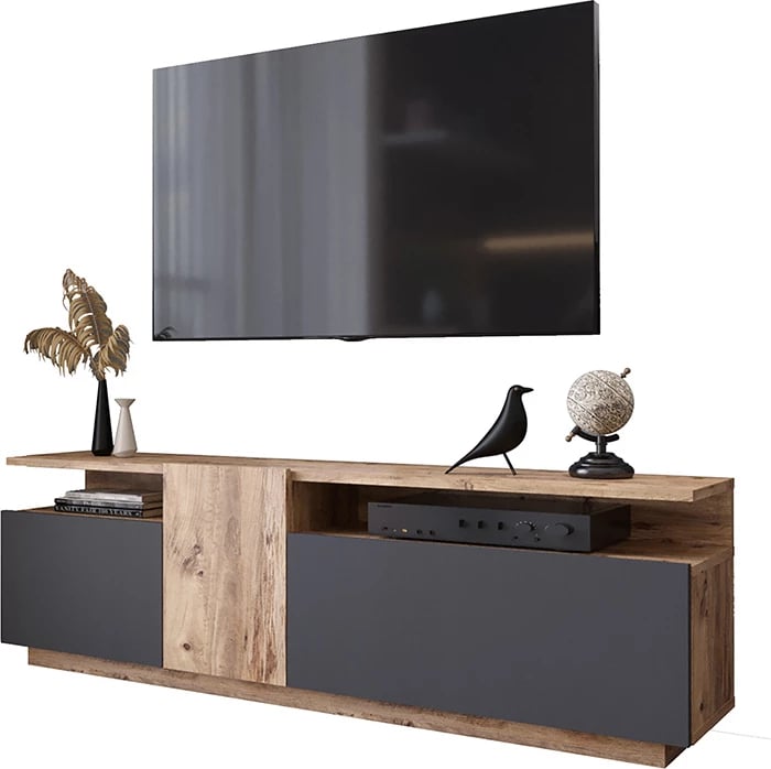 Mbajtëse TV Elana sonoma-anthracite 150x29.5x46.3cm