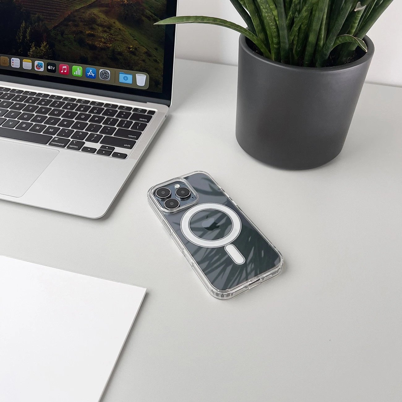 Mbështjellës Hurtel Ultra Clear me MagSafe për Samsung Galaxy A36 5G, Transparent