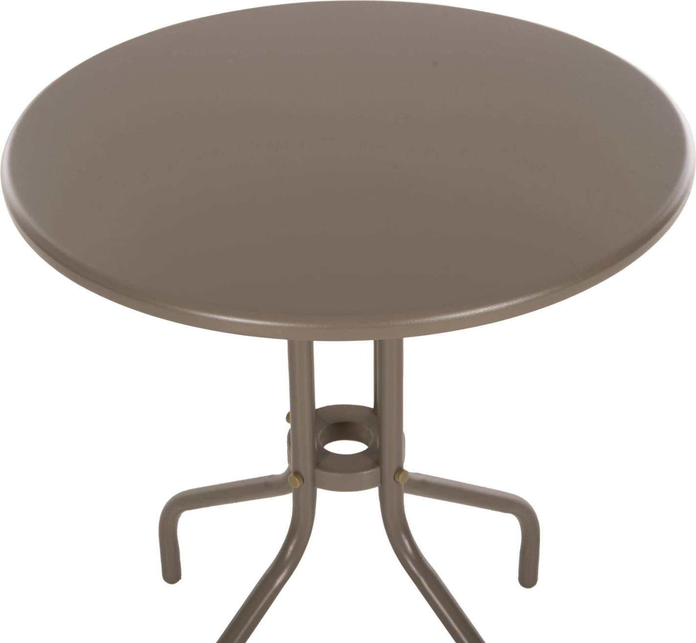 Tavolinë e rrumbullakët për jashtë, ngjyrë shampanjë, LINO FH5973.04, Φ60x70H cm