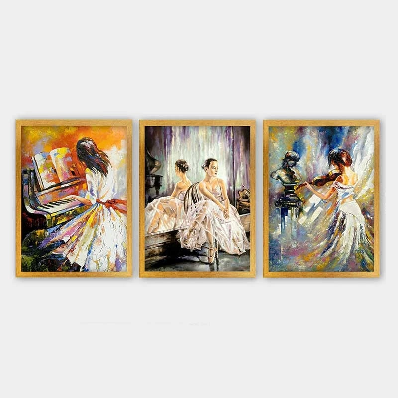 Pikturë dekorative me kornizë (3 copë), Wallity, 3AC_1176959_3545