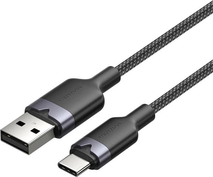 Kabllo USB 2.0 në USB-C Vention CTNBH, 2m, e zezë