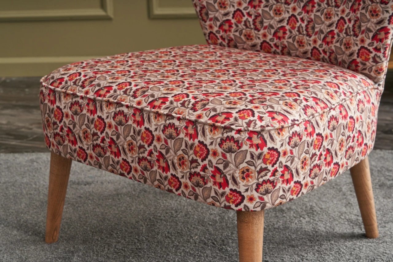 Karrige Wing Atelier del Sofa, model Viola Berjer Sardunya, shumëngjyrëshe