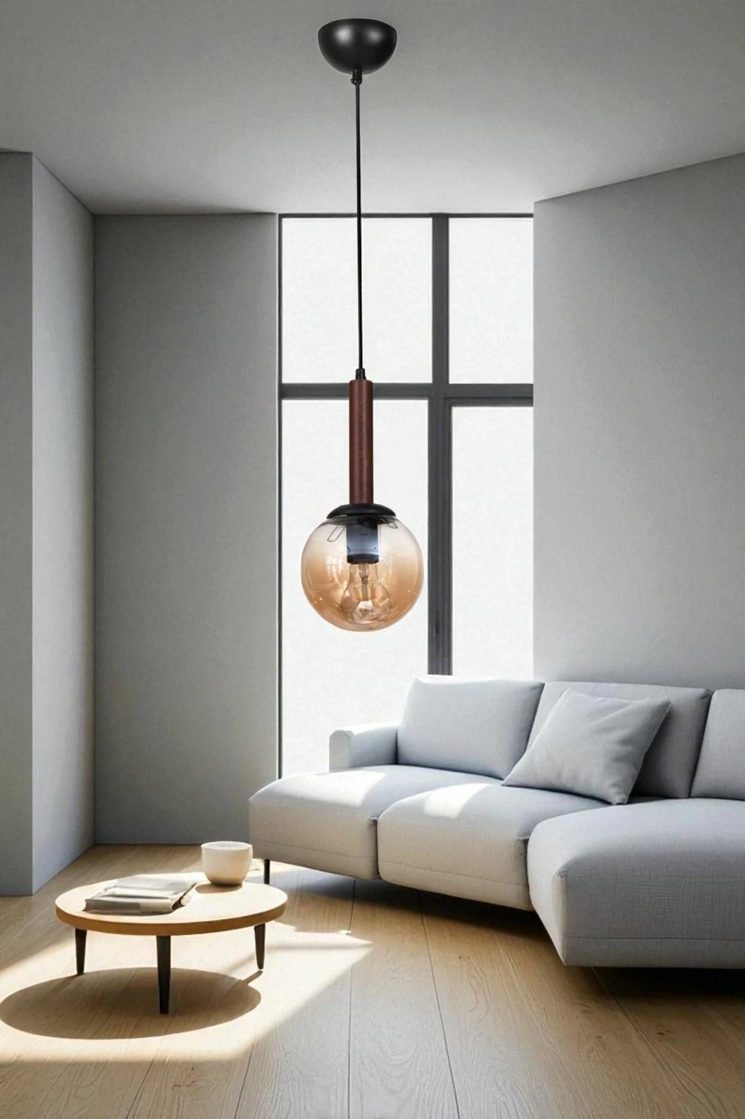 Llambë tavani Opviq, 9070-1, ngjyrë mjaltë, arre, e zezë