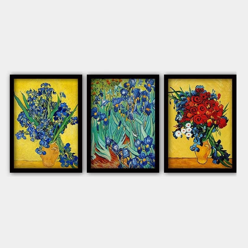 Pikturë dekorative me kornizë (3 copë), Wallity, 3SC_UN4879652_3545