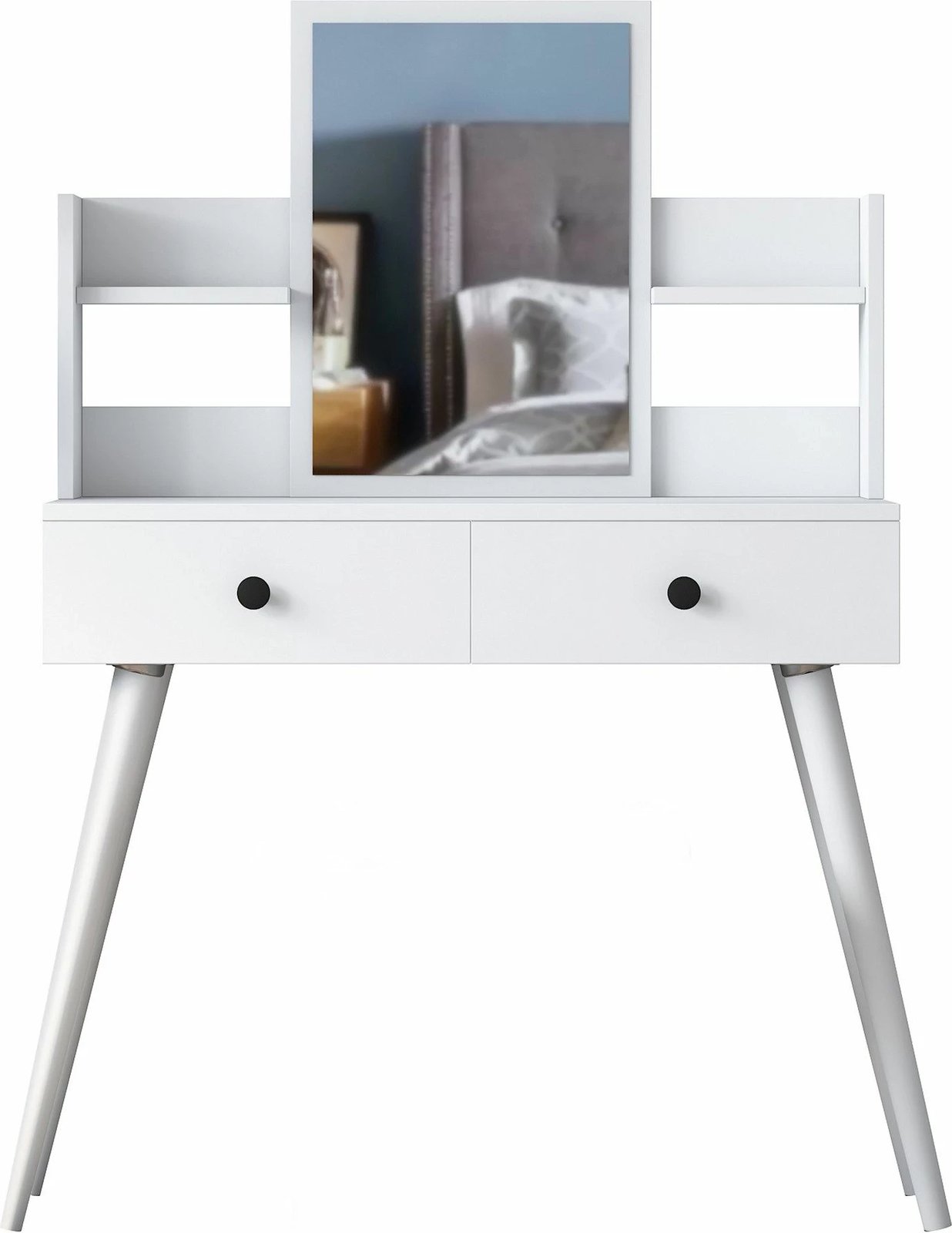 Tavolinë grimi Hanah Home, BJ102 - 2232, e bardhë