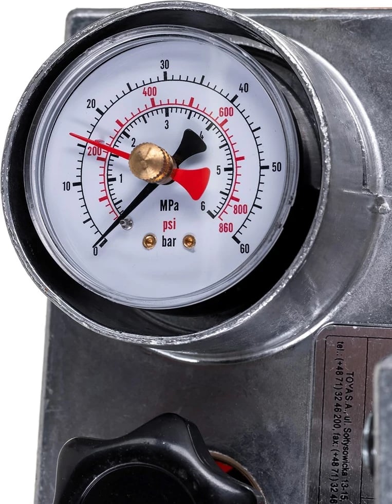 Kalibrator presioni YATO YT-24800, manual, i kuq