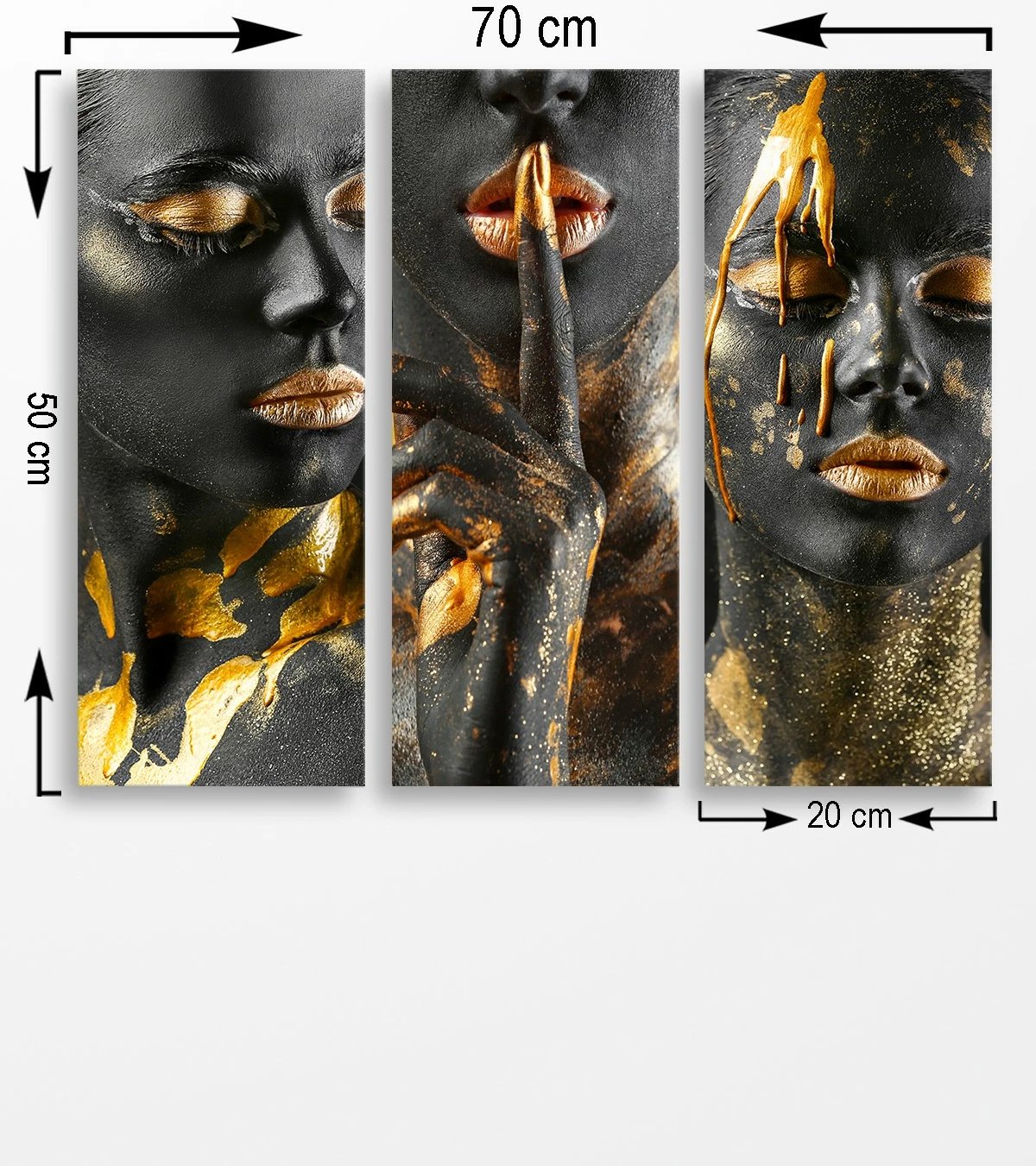 Pikturë dekorative MDF, 3 pjesë, Wallity, MDF0039 Pikturë dekorative MDF, 3 pjesë, Wallity, MDF0039