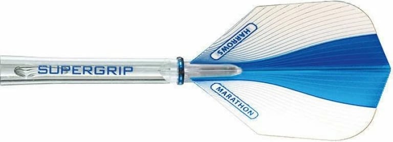 Shigjeta për Dart Harrows Aura 95% Steeltip për meshkuj dhe femra, blu dhe gri/argjend