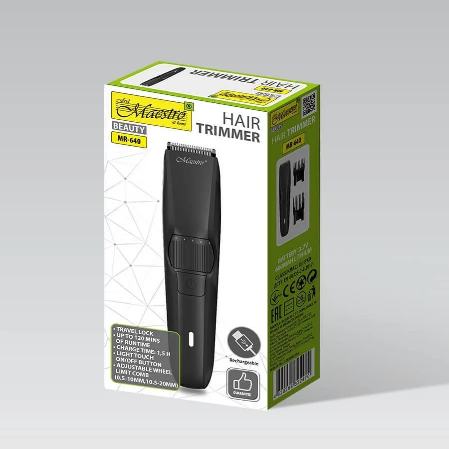 Makinë rroje Maestro MR-640, USB, e zezë