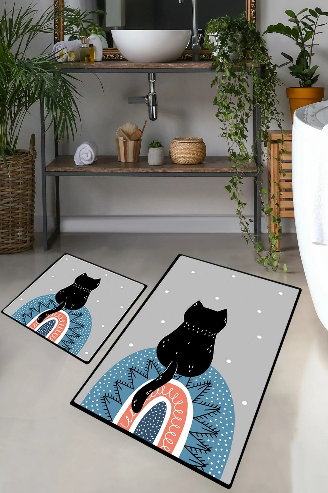 Set tapetash për banjo, Mijölnir, Waiten, shumëngjyrëshe, 2 copë