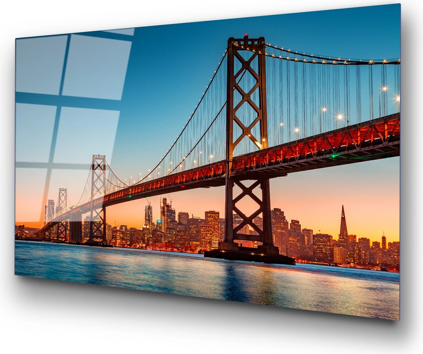 Pikturë dekorative prej xhami të temperuar, Wallity UV-170, shumëngjyrëshe, 70x100cm