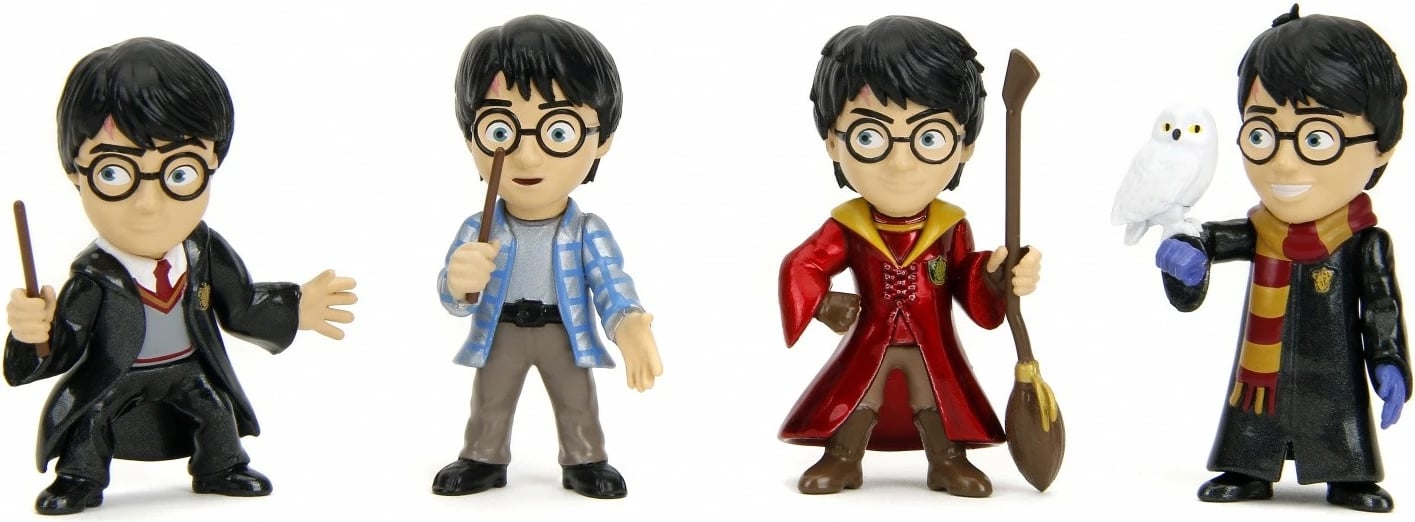 Figurë metalike Harry Potter JADA TOYS 253180008, 6.5 cm, 4 lloje