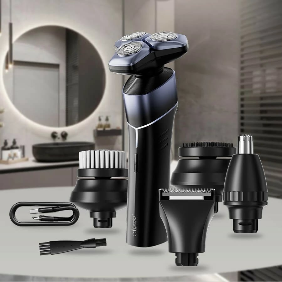 Set makinë rroje 5-në-1, Feel-Maestro MR-675, USB-C, bateri 600 mAh, IPX7, kohë pune 60 min, e zezë