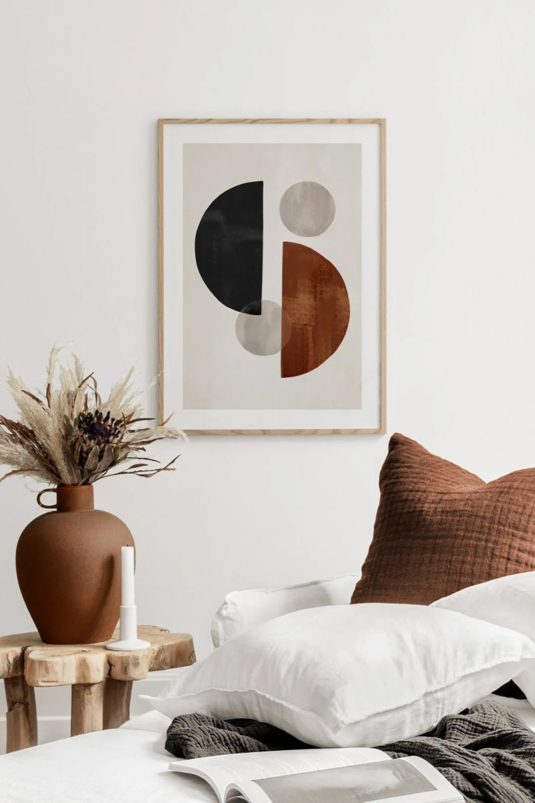 Pikturë dekorative me kornizë, Wallity, Tekhamcerceve63, shumëngjyrëshe, 33x48cm