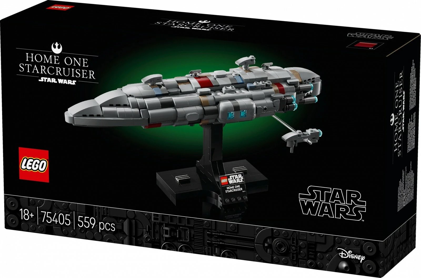 Set LEGO Star Wars Home One-Class Cruiser 75405, 559 pjesë, Gri