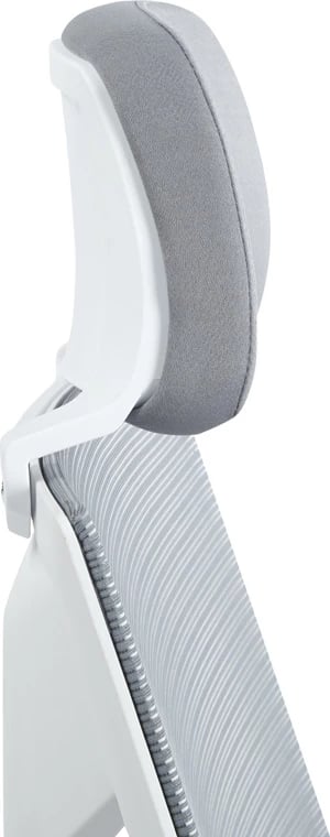 Karrige menaxheri për zyre Commend, pëlhurë rrjete, ngjyrë gri-bardhë