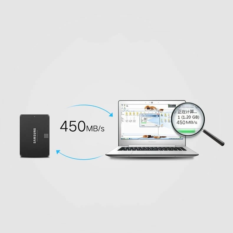 Kasë Ugreen US221 30848 për HDD/SSD 2.5", USB 3.2 Gen 1, me kabllo 0.5m, e zezë