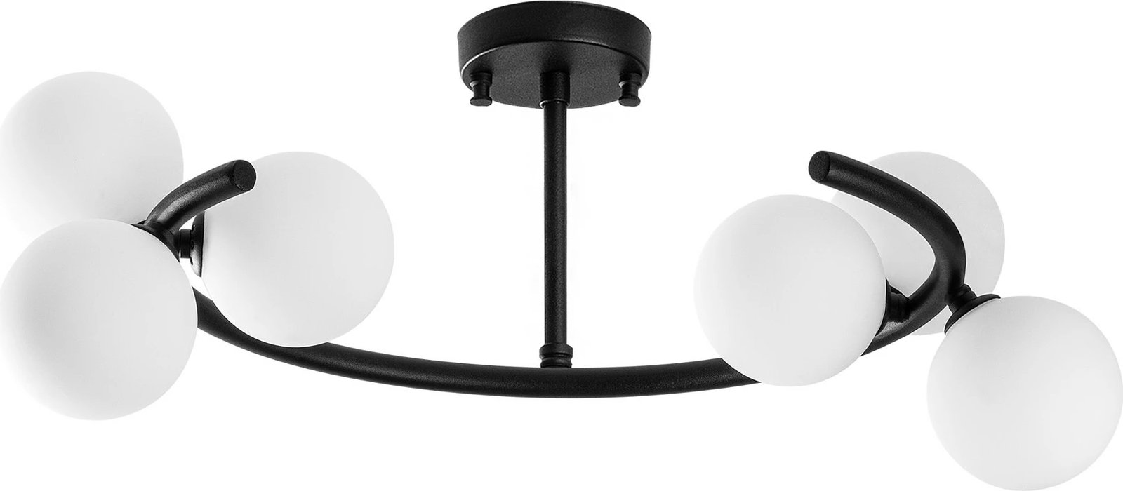 Llambadar Opviq, Luminar - 14140, trup metalik, ngjyrë e zezë, 55x50x30cm