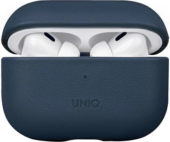 Mbështjellës UNIQ Terra për AirPods Pro 2, lëkurë, kaltër