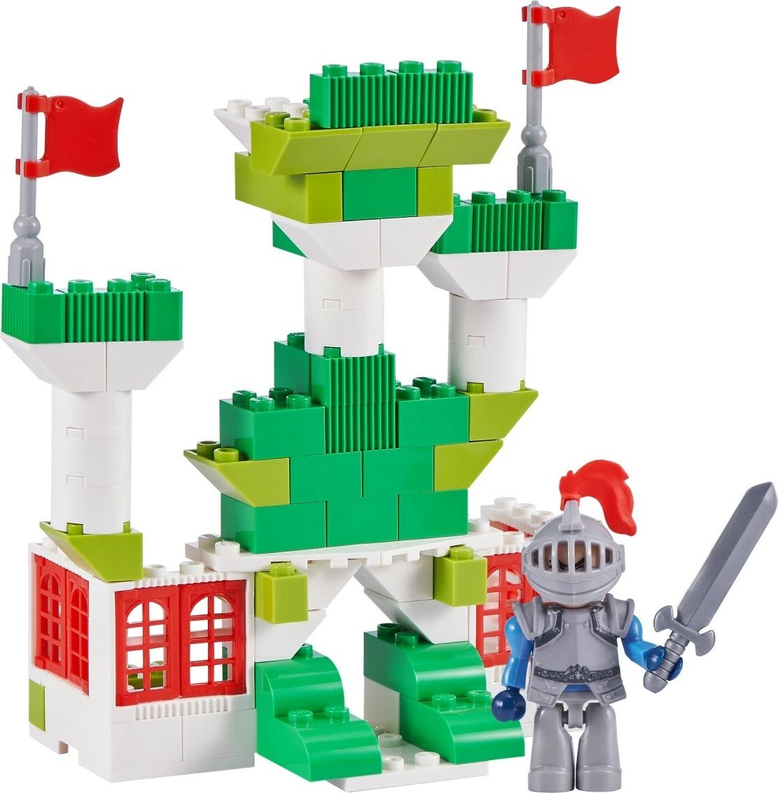 Set blloqe ndërtimi ZURU Max Build More, 100+ pjesë, me figurë, plastikë