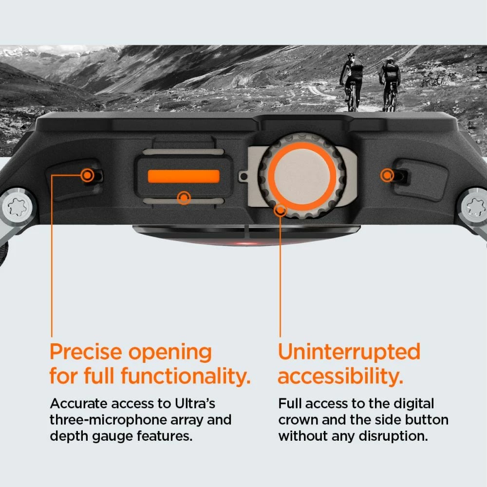 Mbështjellës Spigen Lite Fit Pro me rrip për Apple Watch Ultra 1/2 (49mm), Matte Black