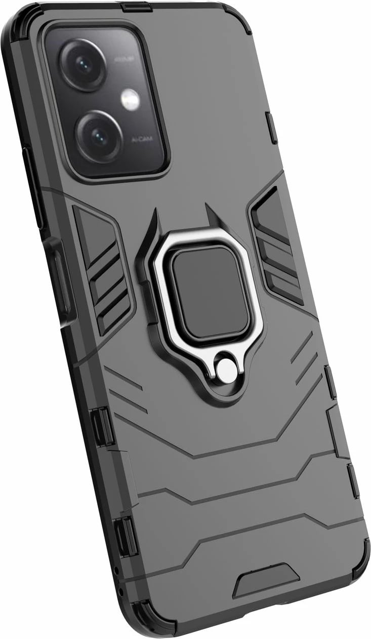 Mbështjellës Hurtel Ring Armor për Xiaomi Redmi Note 12 5G / Poco X5 5G, i zi